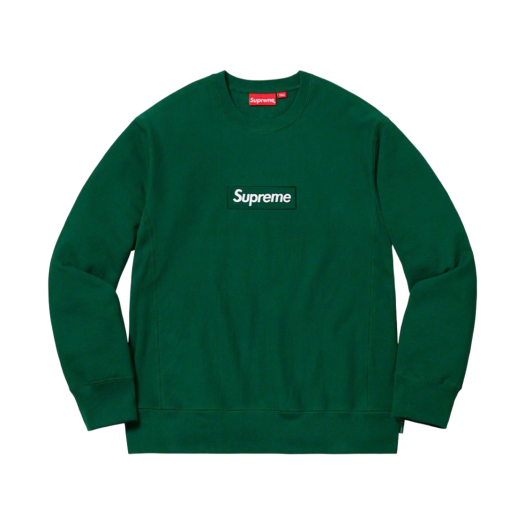 슈프림 박스로고 크루넥 다크 파인 - 22FW | Supreme | KREAM