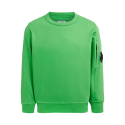 (Kids) C.P. Company U16 Light Fleece Lens Sweatshirt Classic Green - 23FW