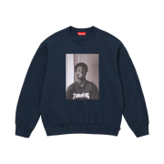 Supreme x Thrasher Crewneck Navy - 24FW
