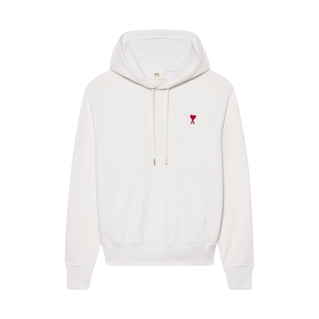아미 스몰 하트 로고 후드 스웨트셔츠 화이트 - 22SS(AMI de Coeur Hood Sweatshirt White - 22SS) - 1