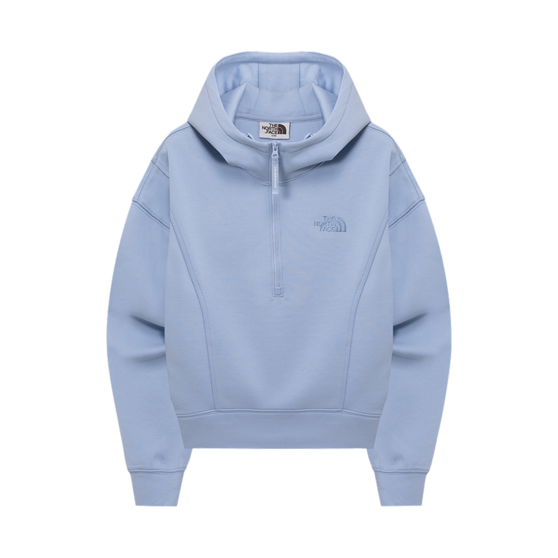NM5PR30L (W) The North face White Label Smoove Hoodie Pullover Powder Blue