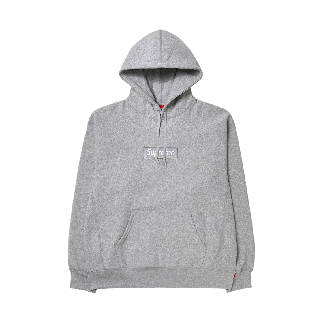 - Supreme Box Logo Hooded Sweatshirt Heather Grey - 24FW
