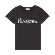 (W) Maison Kitsune Parisienne Classic T-Shirt Black