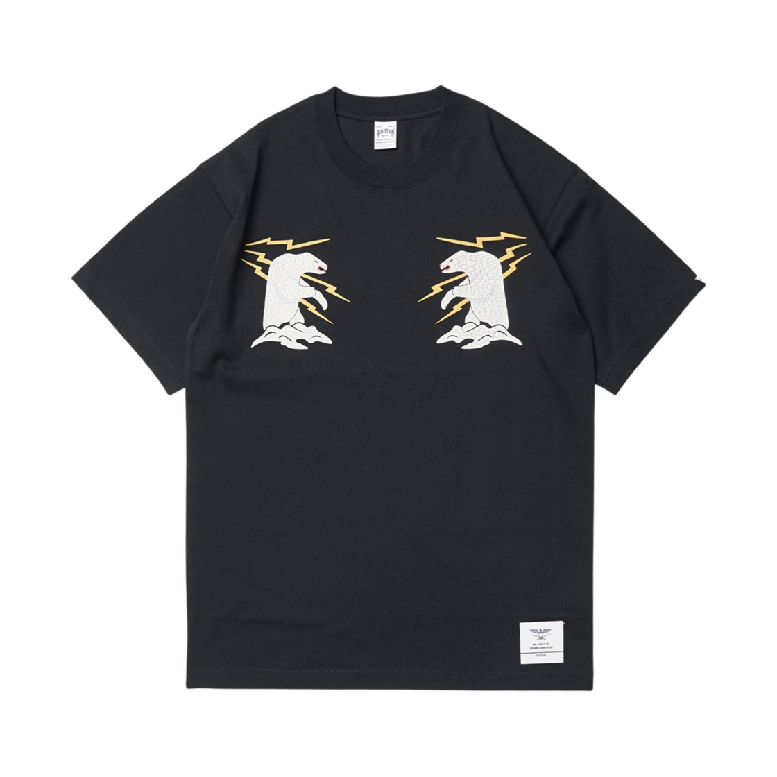 휴스턴 재팬 리사이클링 US 코튼 프린트 티 알래스카 블랙 22203BK(Houston Japan Recycle US Cotton Print Tee Alaska  Black 22203BK)