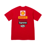 Supreme x Ducati Logos T-Shirt Red - 24SS