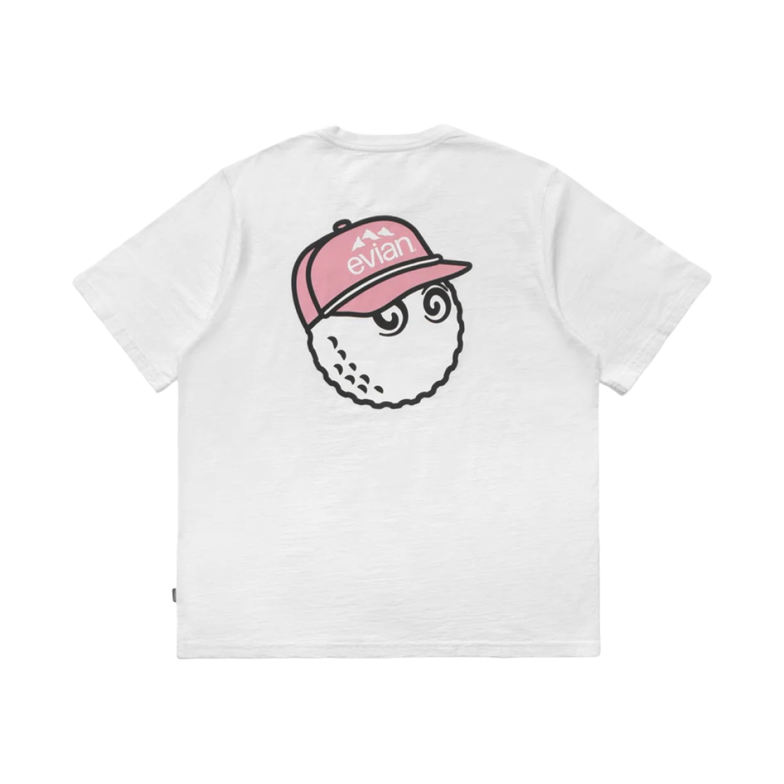 말본 골프 x 에비앙 티셔츠 화이트(Malbon Golf x Evian T-Shirt White)