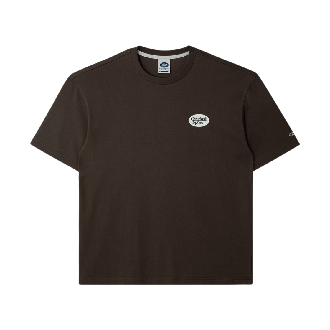 프로-스펙스 클래식 오벌 로고 하프 슬리브 브라운