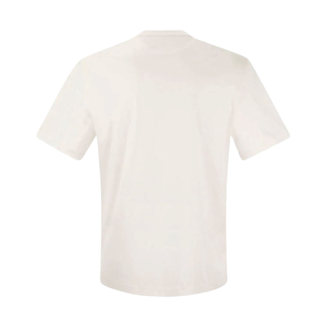 브루넬로 쿠치넬리 슬림핏 코튼 저지 로고 크루넥 티셔츠 오프 화이트 그레이(Brunello Cucinelli Slim Fit Cotton Jersey Logo Crewneck T-Shirt Off White Grey) - 2