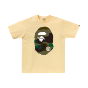 BAPE Giant 1st Camo Big Ape Head T-Shirt Yellow Green