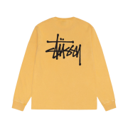 Stussy Basic Stussy Pigment Dyed LS T-Shirt Honey 2023
