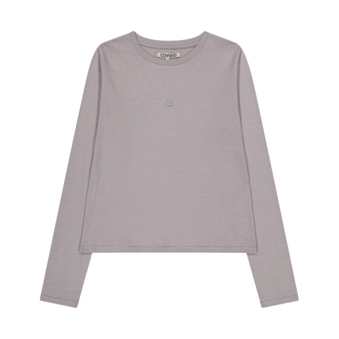 코이세이오 심볼 로고 롱슬리브 티셔츠 라이트 퍼플
