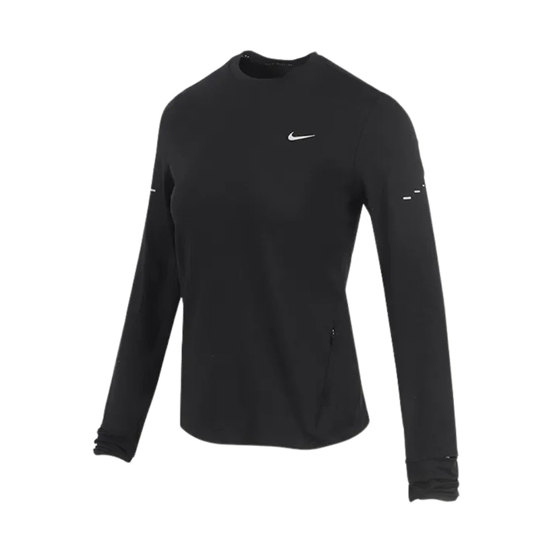 Nike (W) Nike Swift Dri-Fit Long Sleeve Crewneck Running Top Black - Asia · S
