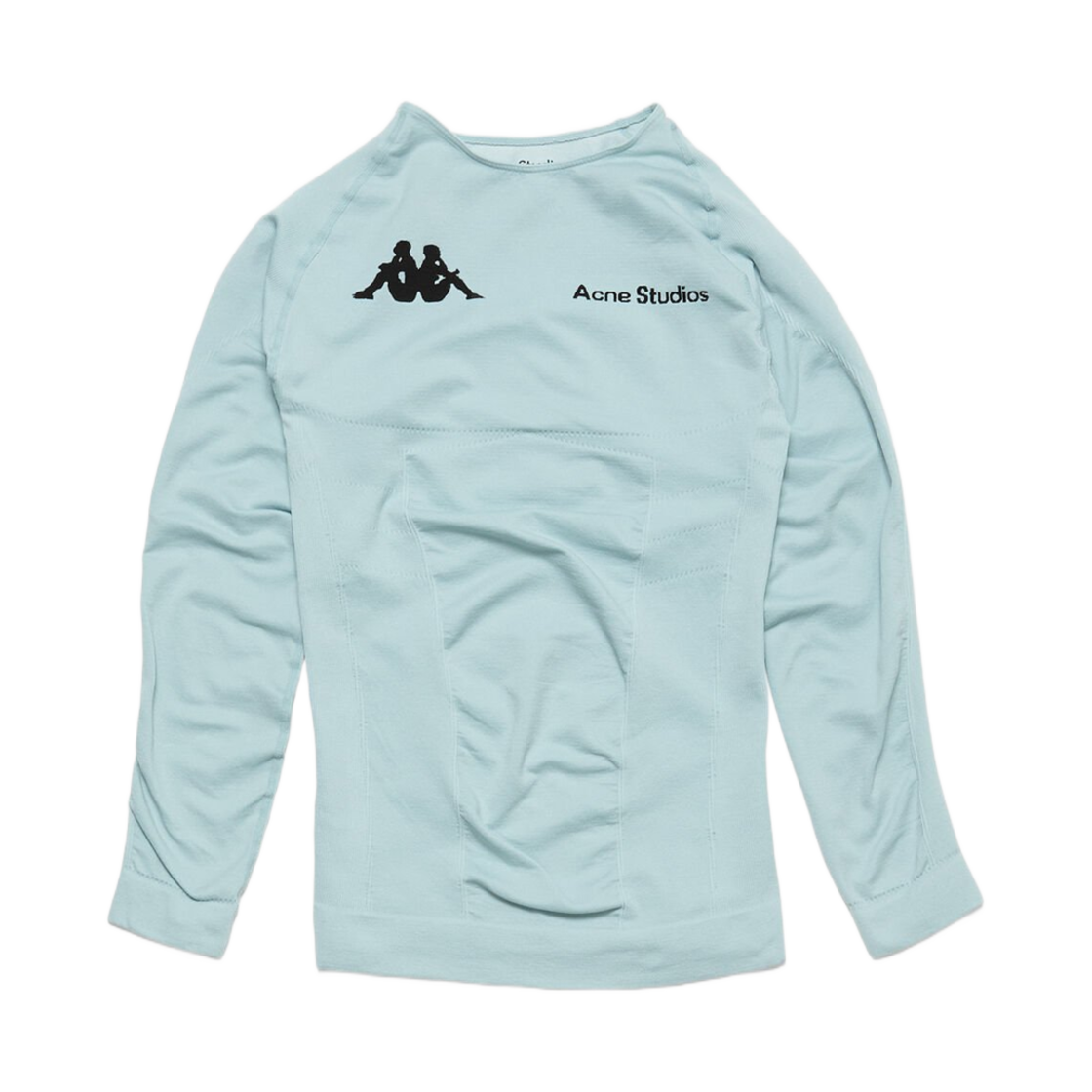 아크네 스튜디오 x 카파 롱슬리브 로고 티셔츠 더스티 블루(Acne Studios x Kappa Long Sleeve Logo T-Shirt Dusty Blue)