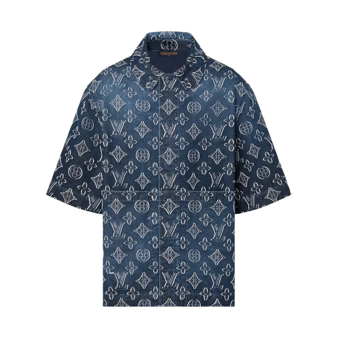 新品 LOUISVUITTON モノグラム ショートスリーブ シャンブレーシャツ louis-vuitton-short-sleeved-