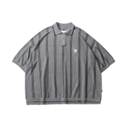 Tightbooth Stripe Knit Polo Olive