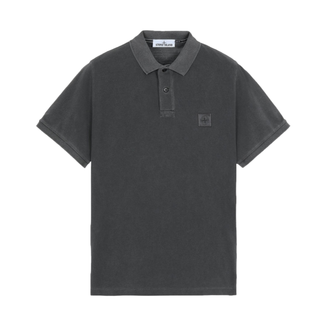스톤 아일랜드 22S67 피그먼트 다이드 폴로 셔츠 다크 그레이 - 21SS(Stone Island 22S67 Pigment Dyed Polo Shirt Dark Grey - 21SS) - 1