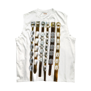 Kapital Tenjiku Sleeveless T-Shirt White