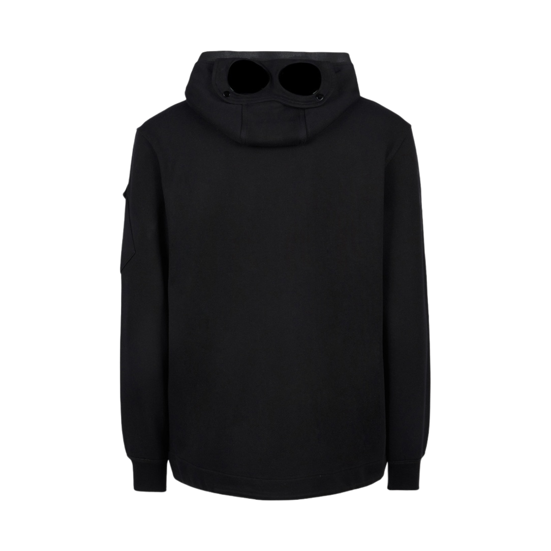 C.P. 컴퍼니 다이애그널 레이즈드 플리스 고글 후드 집업 블랙 - 22FW(C.P. Company Diagonal Raised Fleece Goggle Zipped Hoodie Black - 22FW) - 2