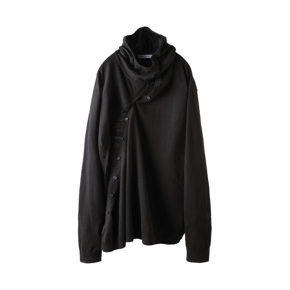 - Post Archive Faction (Paf) 8.0 Knit Hoodie Center Black