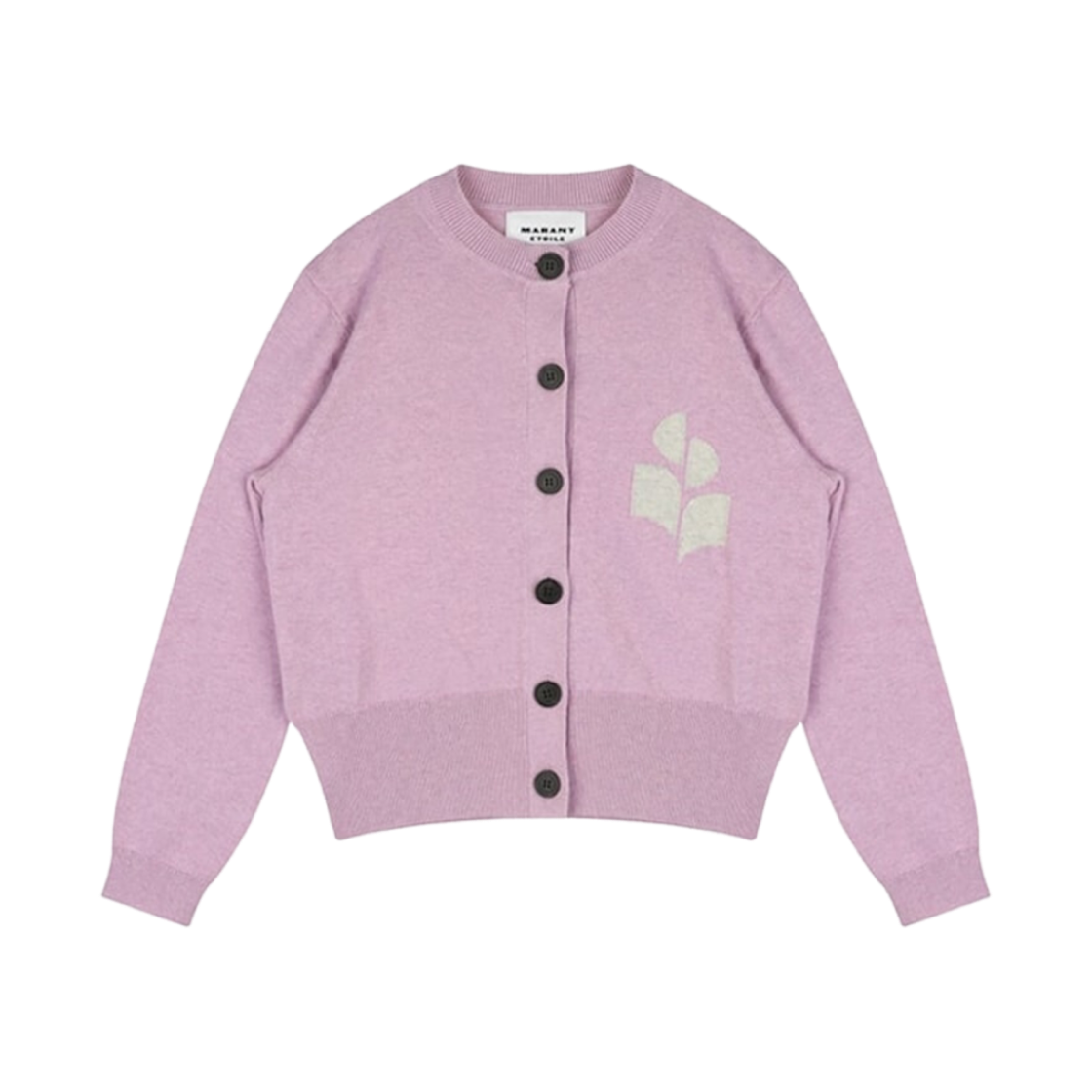 W) 이자벨 마랑 뉴턴 코튼 가디건 라일락 -23SS Isabel Marant KREAM