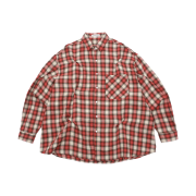 Nos Couleurs Check Bite Shirts Cherry