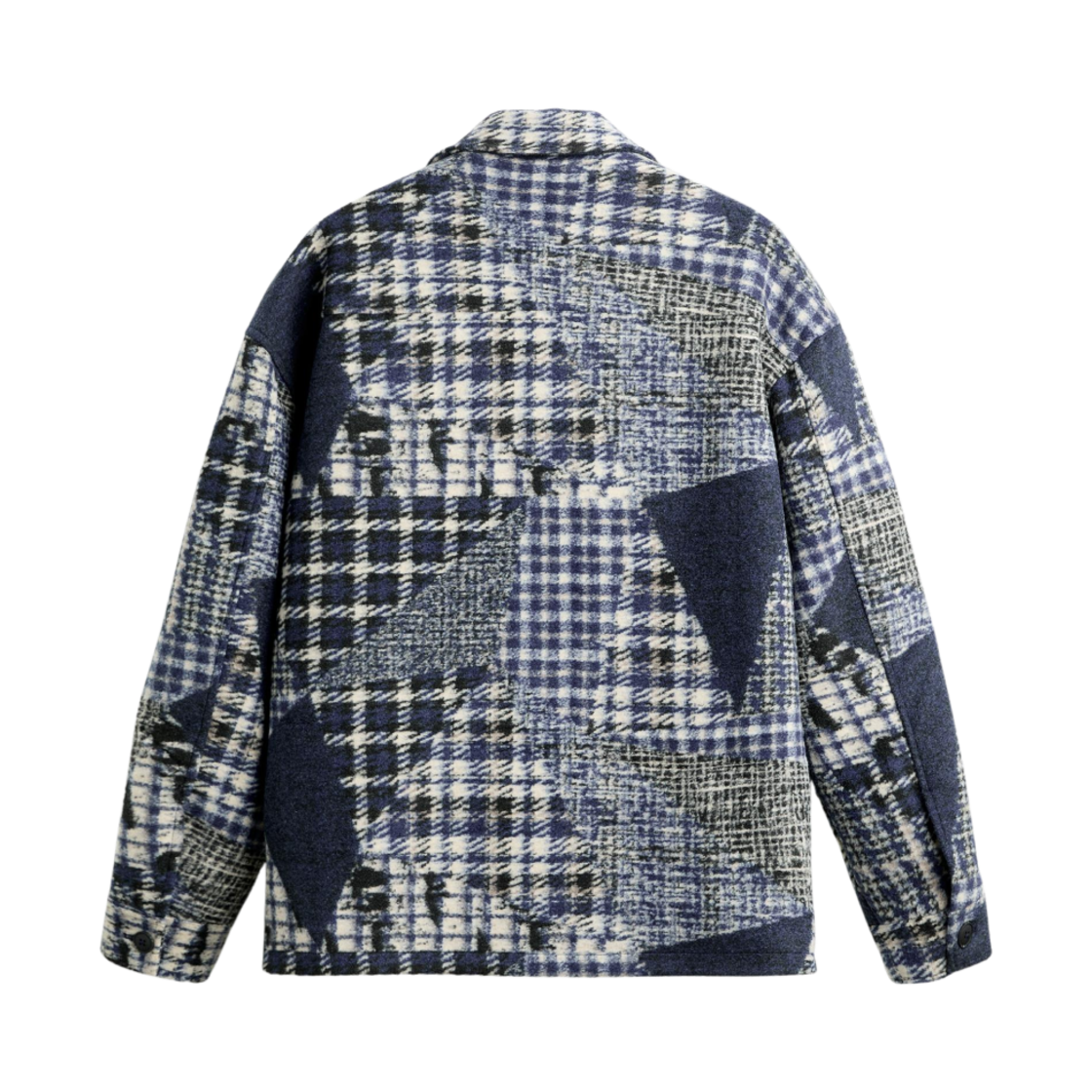 자라 패치워크 오버셔츠 블루(Zara Patchwork Overshirt Blue) - 2