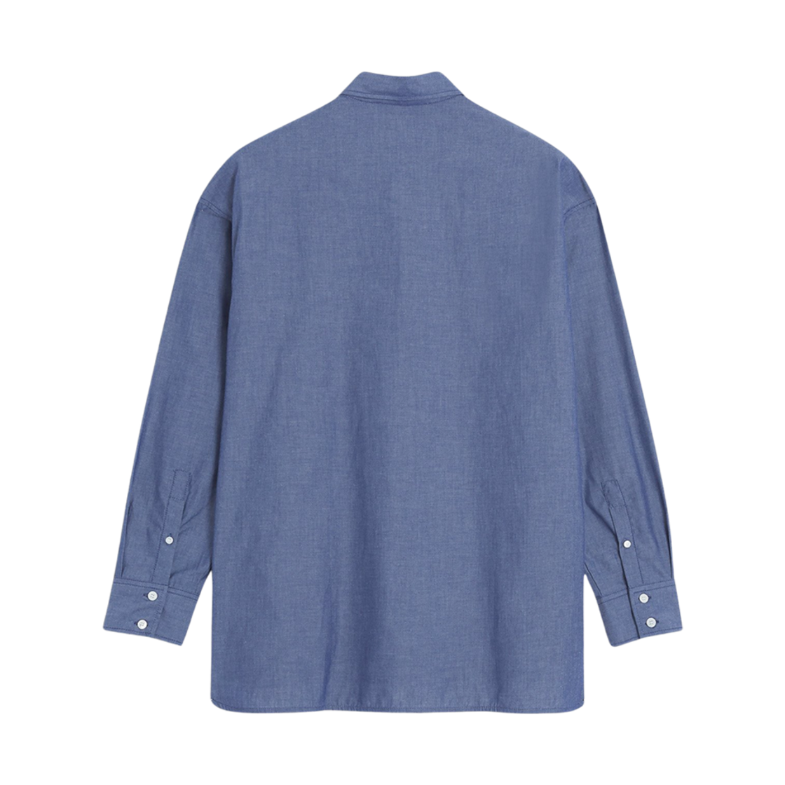 (W) 메종 키츠네 캐주얼 셔츠 인디고((W) Maison Kitsune Casual Shirt Indigo) - 2