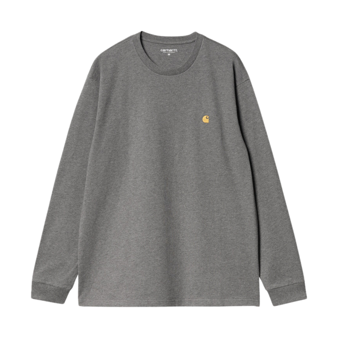 칼하트 WIP 체이스 롱슬리브 티셔츠 다크 그레이 헤더(Carhartt WIP Chase Long Sleeve T-Shirt Dark Grey Heather) - 1