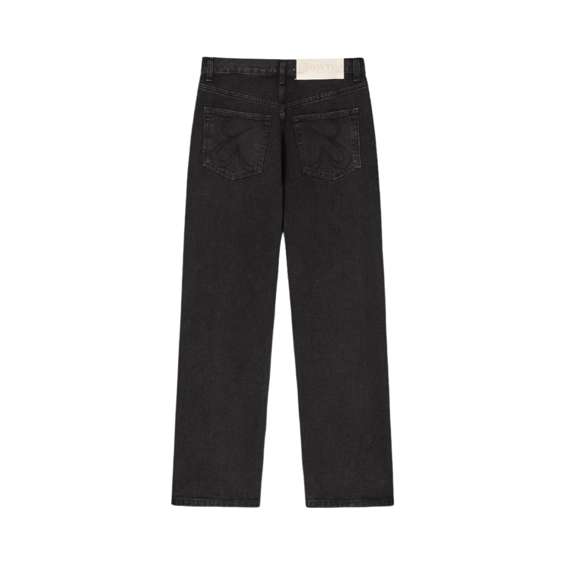 (W) 글로니 93 미드 라이즈 루즈 핏 진 블랙((W) Glowny 93 Mid-Rise Loose Fit Jeans Black) - 2