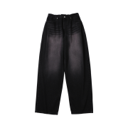 Ballute Pink Tint Side Tuck Denim Pants