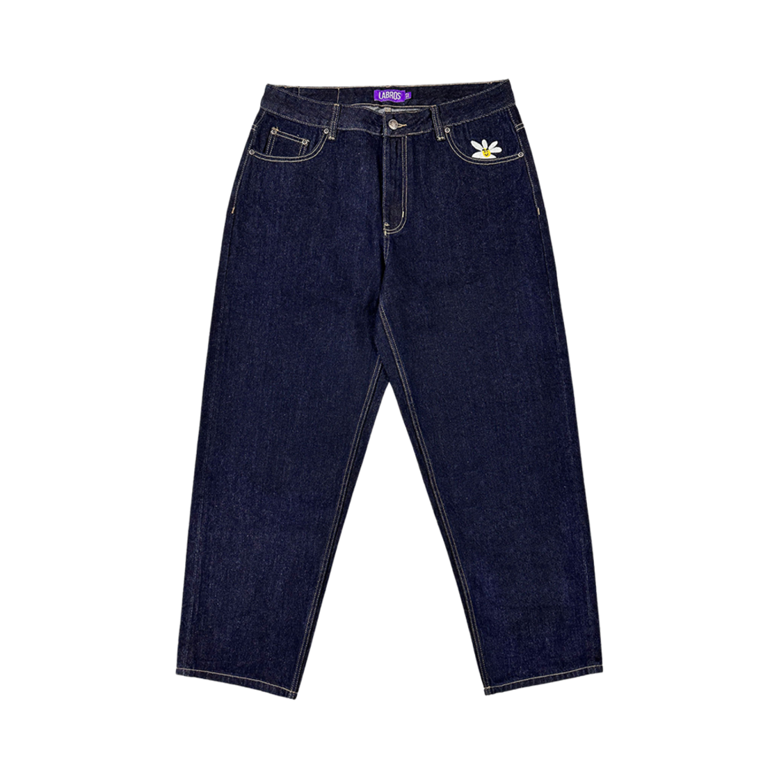 라브로스 스마트 데이지 셀비지 진 다크 인디고(Labros Smart Daisy Selvedge Jeans Dark Indigo)