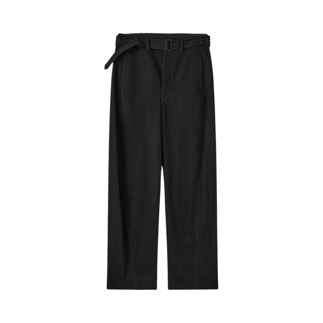 르메르 트위스트 벨트 팬츠 헤비 데님 블랙(Lemaire Twisted Belted Pants Heavy Denim Black)