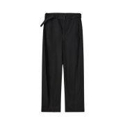 Lemaire Twisted Belted Pants Heavy Denim Black