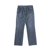 Kaptain Sunshine Skate Shoecut Denim Pants Black Vintage Wash