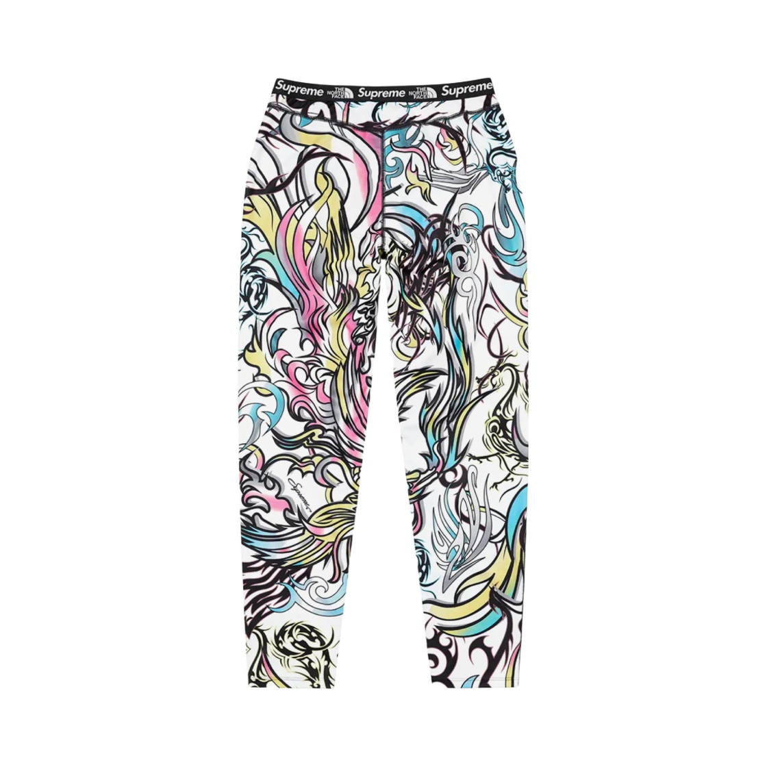 슈프림 x 노스페이스 베이스 레이어 팬츠 멀티컬러 드래곤 - 22FW(Supreme x The North Face Base Layer Pants Multicolor Dragon - 22FW) - 2