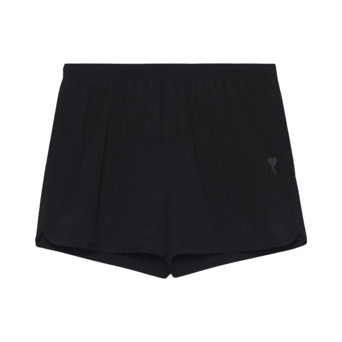 아미 하트 로고 스윔 쇼츠 블랙(AMI de Coeur Swim Shorts Black)