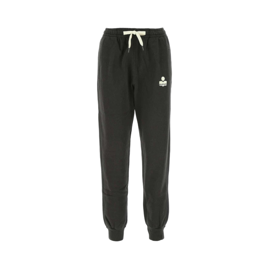 (W) 이자벨 마랑 말로나 코튼 트라우저 페이디드 블랙 - 23SS((W) Isabel Marant Malona Cotton Trousers Faded Black - 23SS) - 1