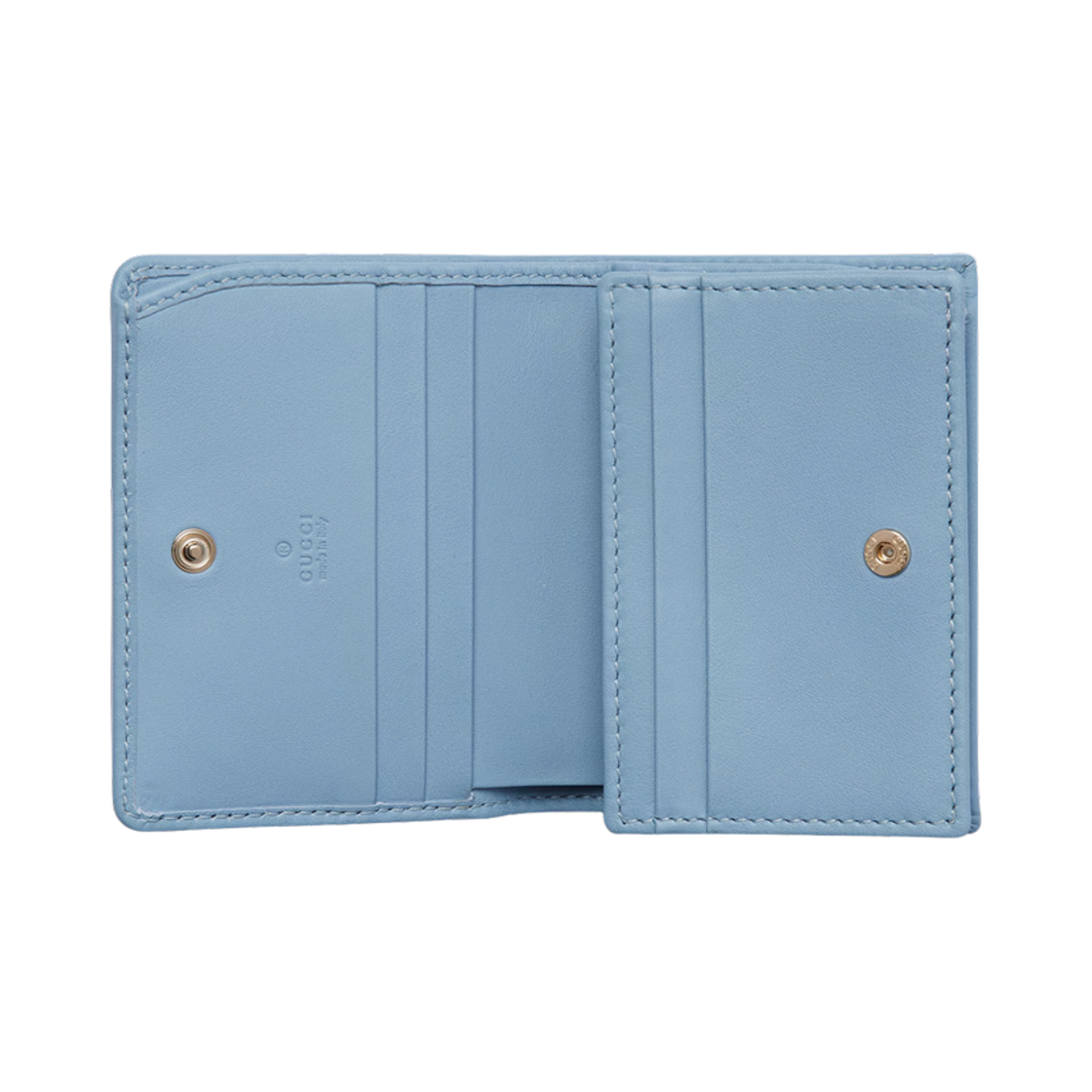 구찌 GG 엠블럼 미니 지갑 라이트 블루(Gucci GG Emblem Mini Wallet Light Blue) - 2