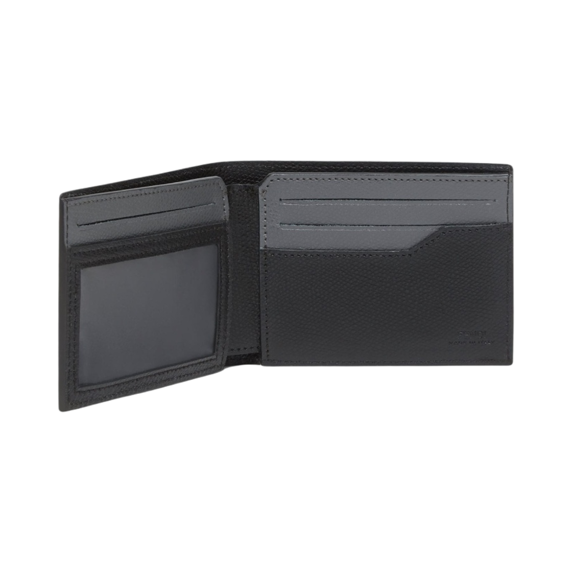 펜디 패브릭 뱅크노트 컴파트먼트 반지갑 블랙(Fendi Fabric Banknote Compartment Bi-Fold Wallet Black) - 2