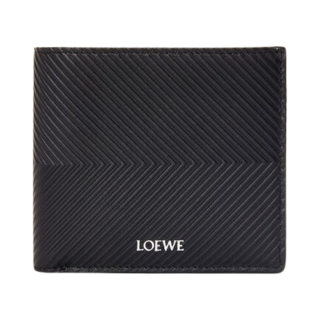 로에베 텍스쳐드 클래식 카프스킨 바이폴드 월렛 블랙(Loewe Bifold Wallet in Textured Classic Calfskin Black)