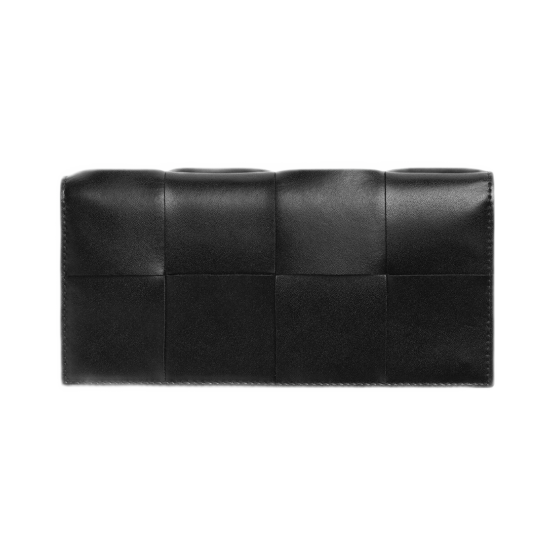 806964VBWD28803 Bottega Veneta Cassette Flap Card Case Black