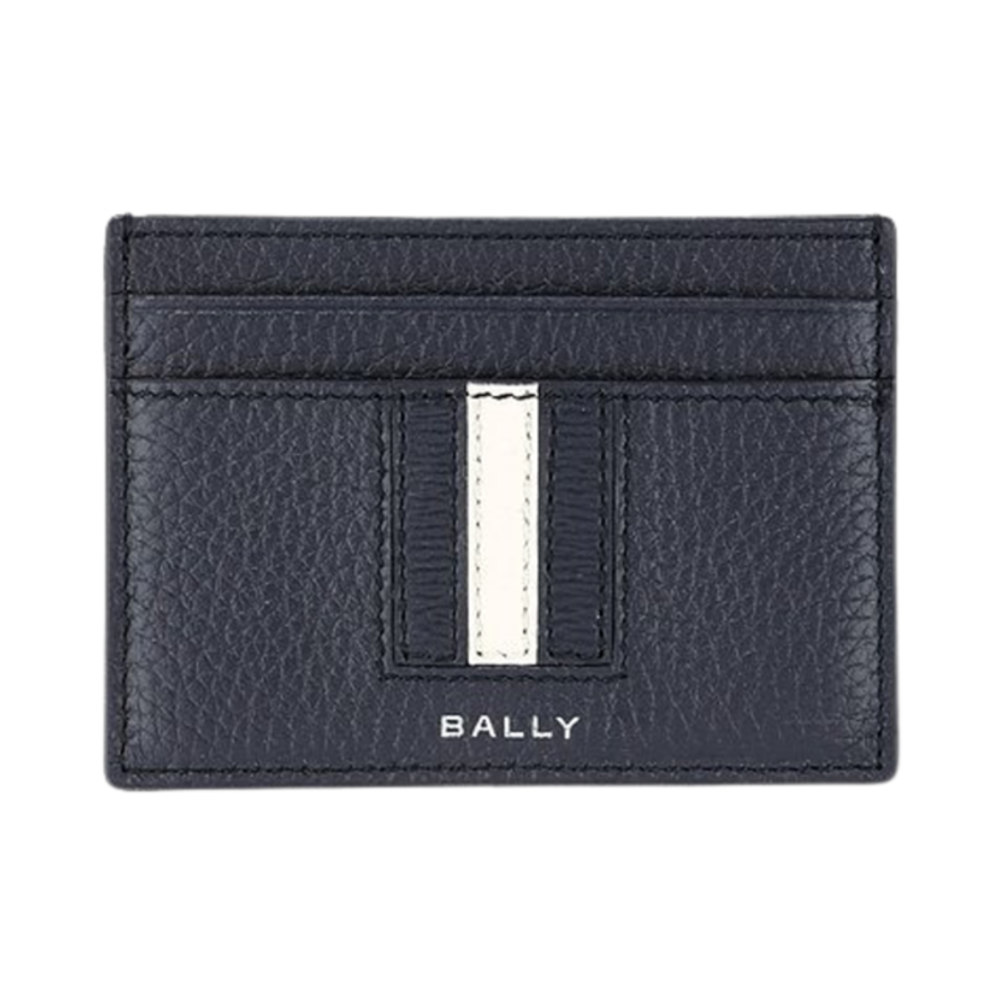 6304886 Bally Ribbon C Card Holder Navy