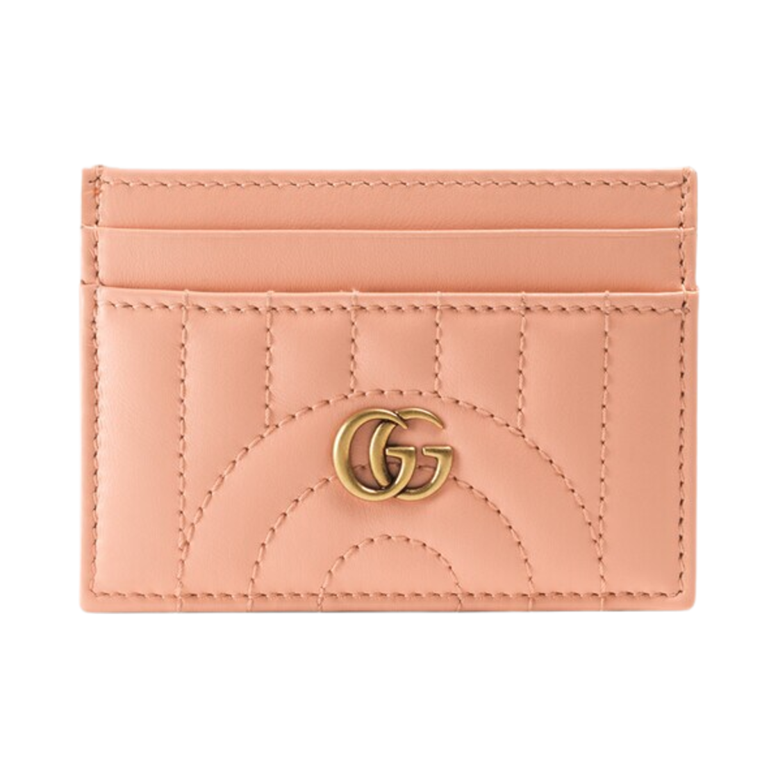 구찌 GG 마몽 카드 케이스 피치(Gucci GG Marmont Card Case Peach) - 1