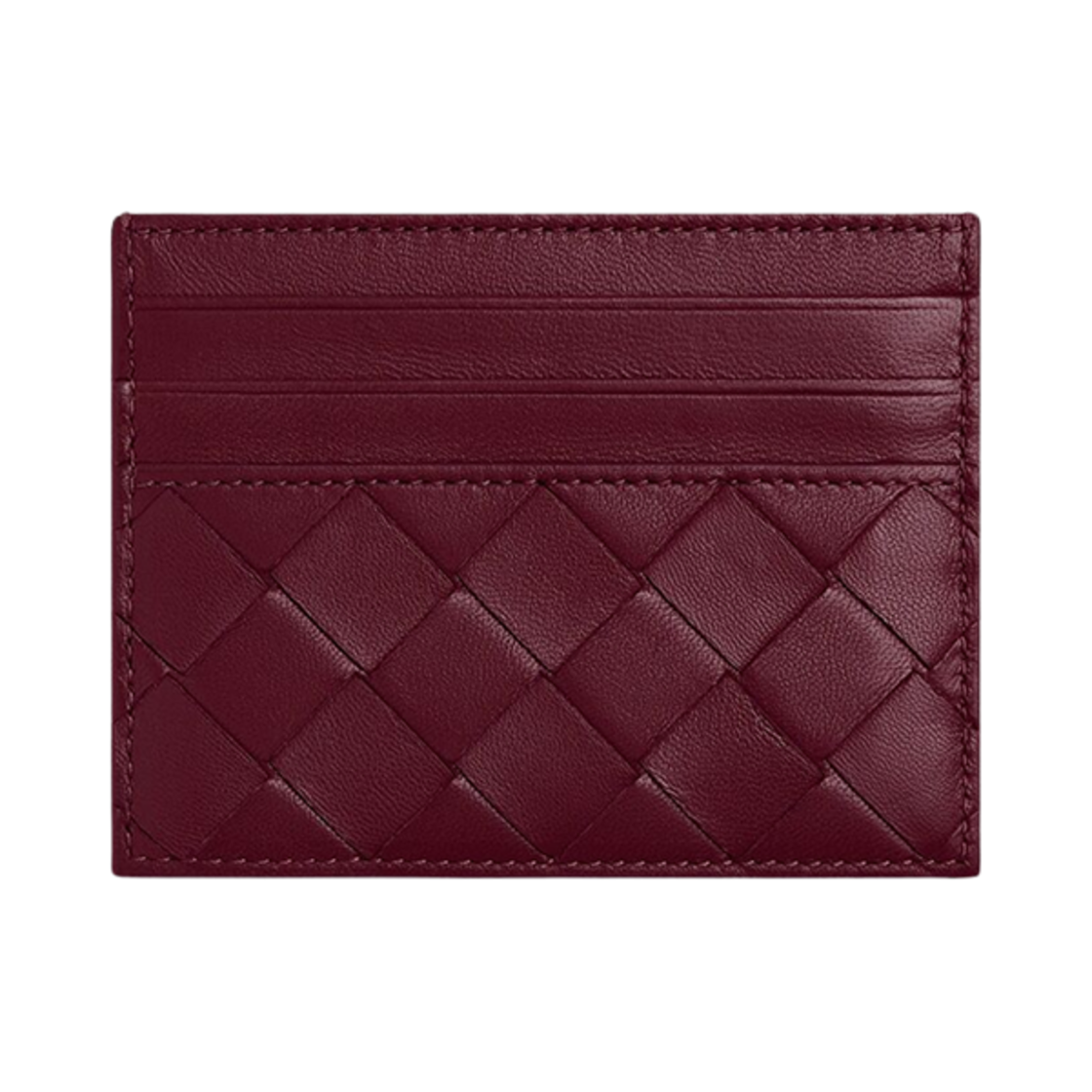 보테가 베네타 인트레치아토 크레딧 카드 케이스 바롤로(Bottega Veneta Intrecciato Credit Card Case Barolo) - 2