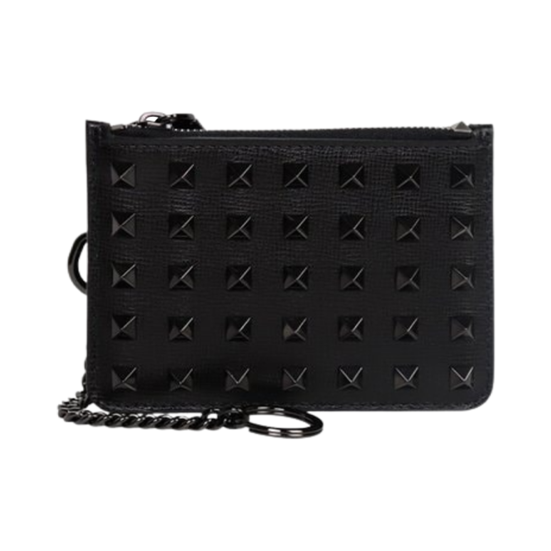 발렌티노 락스터드 카드 홀더 블랙(Valentino Rockstud Card Holder Black)