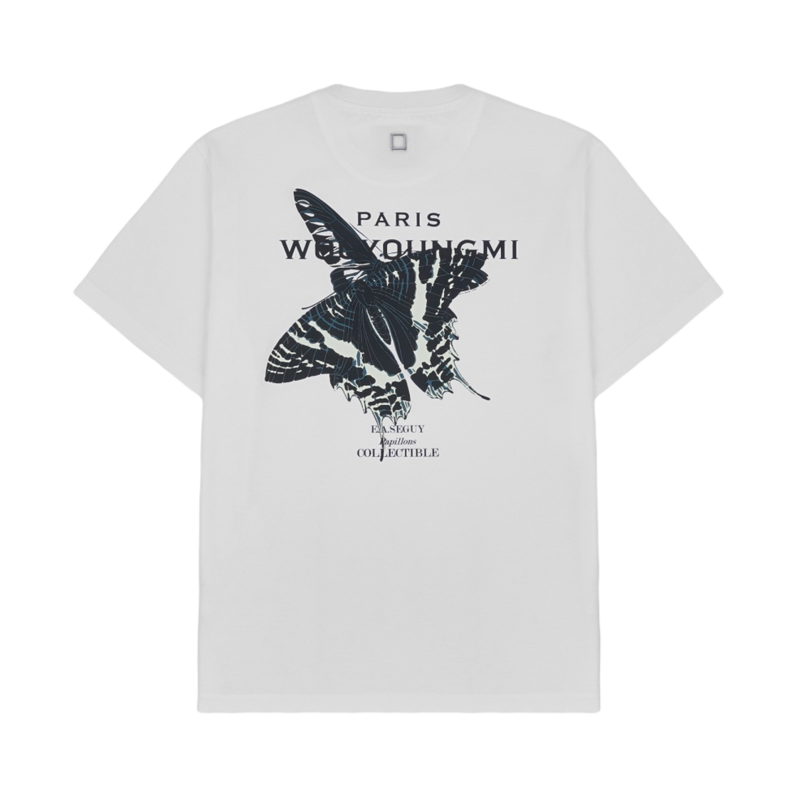 W231TS06701W Wooyoungmi Butterfly Back Logo T-shirt White - 23SS - 대표 이미지 #1