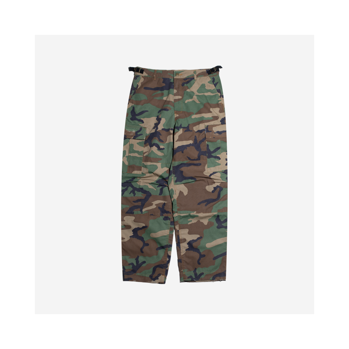 24ep2pt006K Gatherlazy Ripstop Camouflage Washing Cargopants
