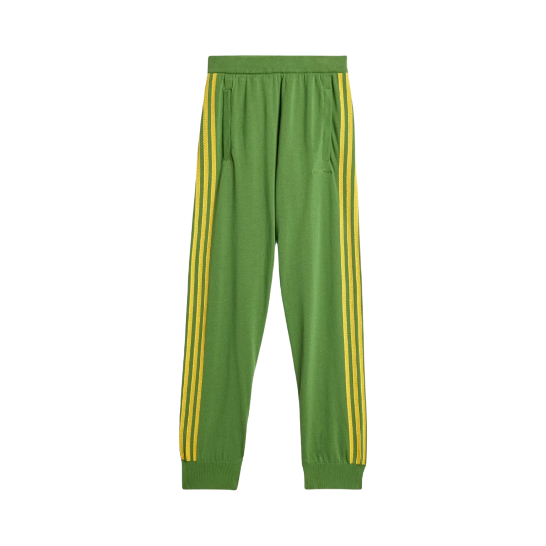 IW1176 Adidas x Wales Bonner New Knit Track Pants Crew Green - US Sizing