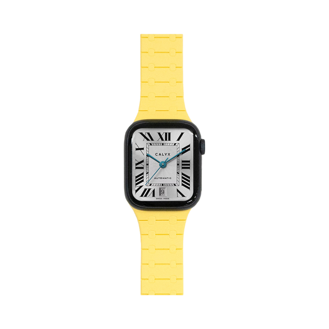 W-ASTP-SLMG-41YL CALYX Apple Watch 38/40/41/42(10th)mm Silicone Magnetic Strap Yellow Lemon