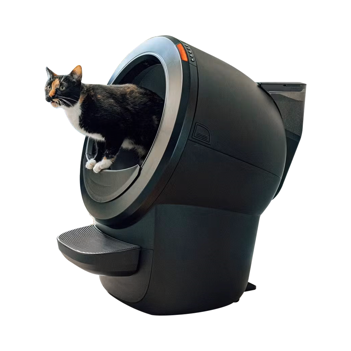 리터로봇 4 고양이 자동 화장실 호퍼 패키지 모래 자동 리필 솔루션 블랙(Litter Robot 4 Hopper Package Automatic Sand Refill Solution Black)